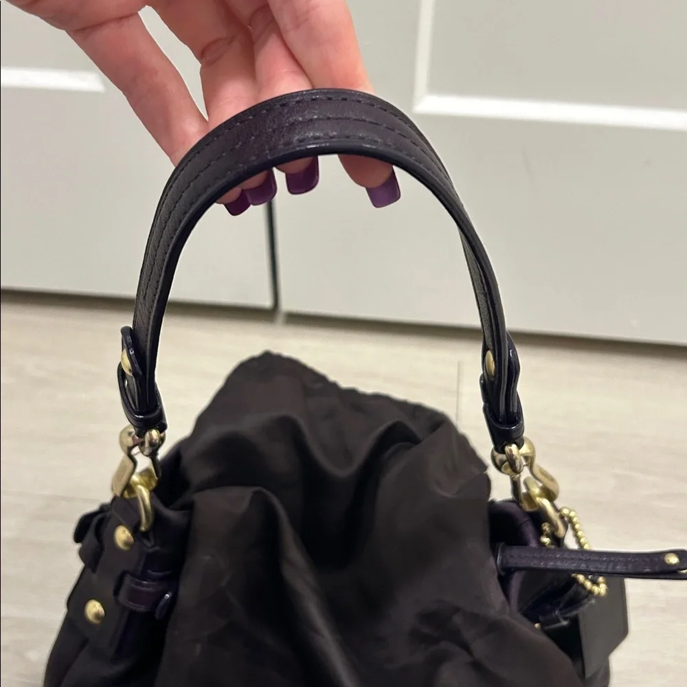 Coach Brooke Hobo Shoulder Bag in Eggplant